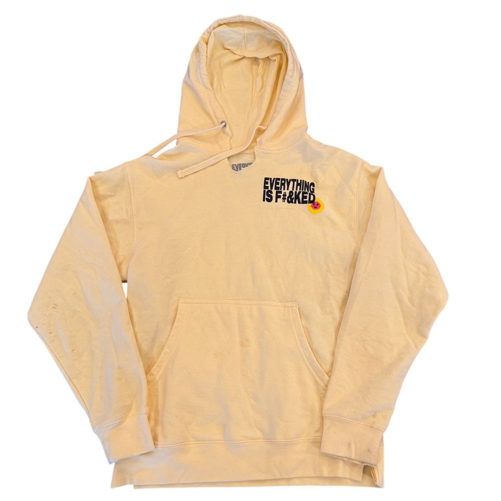 Noel Miller Live Everything Is F#&ked Tour Hoodie Yellow Comedy Merch 0834